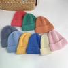Candy Color Beanie Cap Solid Color Skullies Beanies Fashion Kids Beanie Hat  Autumn Winter