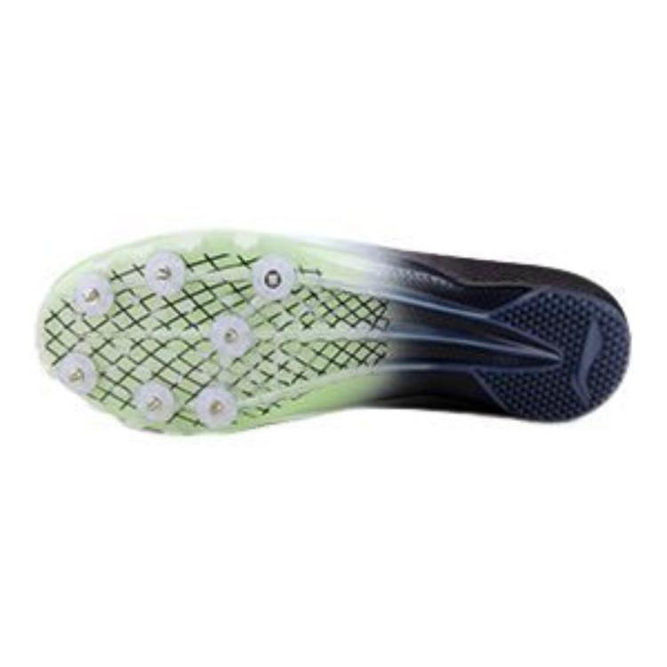 Li Ning Cushioning, Wear Resistant Low top Running Shoes Unisex Green Black LJJQ211-4