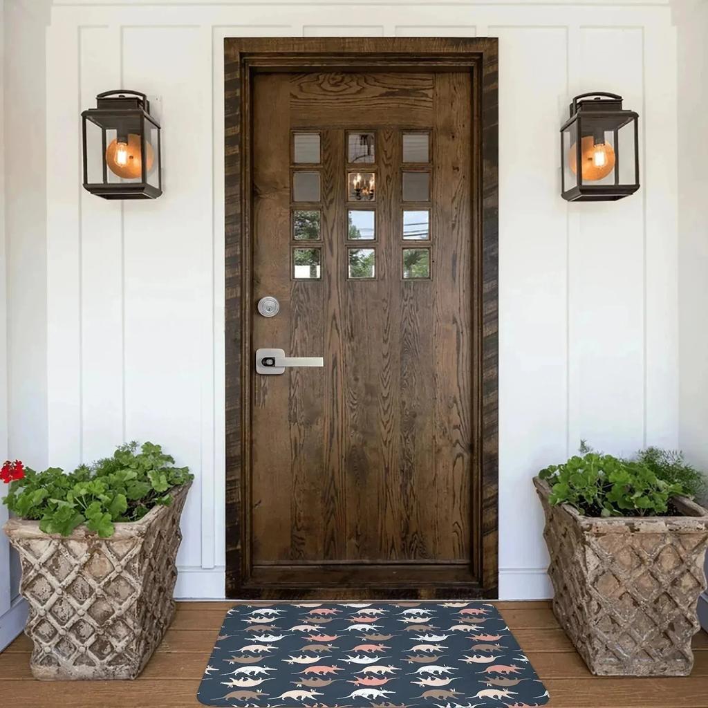1 STKS Kiezelpatroon Keukenkleed Antislip Deurmatten Pop design Badkamervloerkleed Badmat Tapijt voor Huis Spoelbak Wasruimte Decor