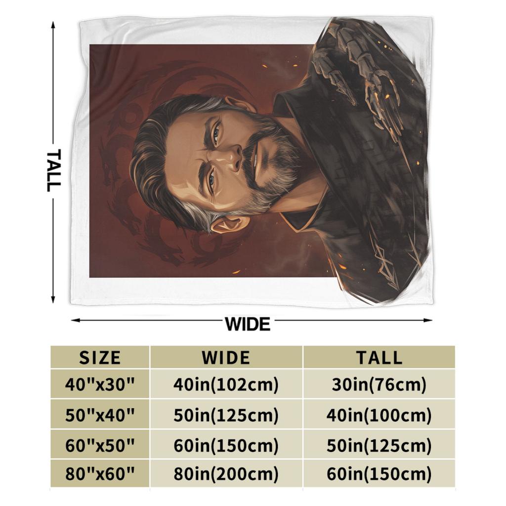 Baelor Targaryen Plush Blanket Boy Girl Flannel Throw Blanket For Home Decor Soft Warm Quality Bedspread Birthday Present