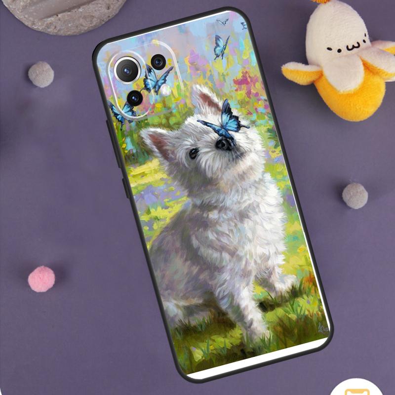 Westie Dog Case For Xiaomi 15T 13T 14T Pro 14 15 Ultra 17 Pro Max POCO X7 X6 X5 F5 F6 F7 F8 Pro Cover