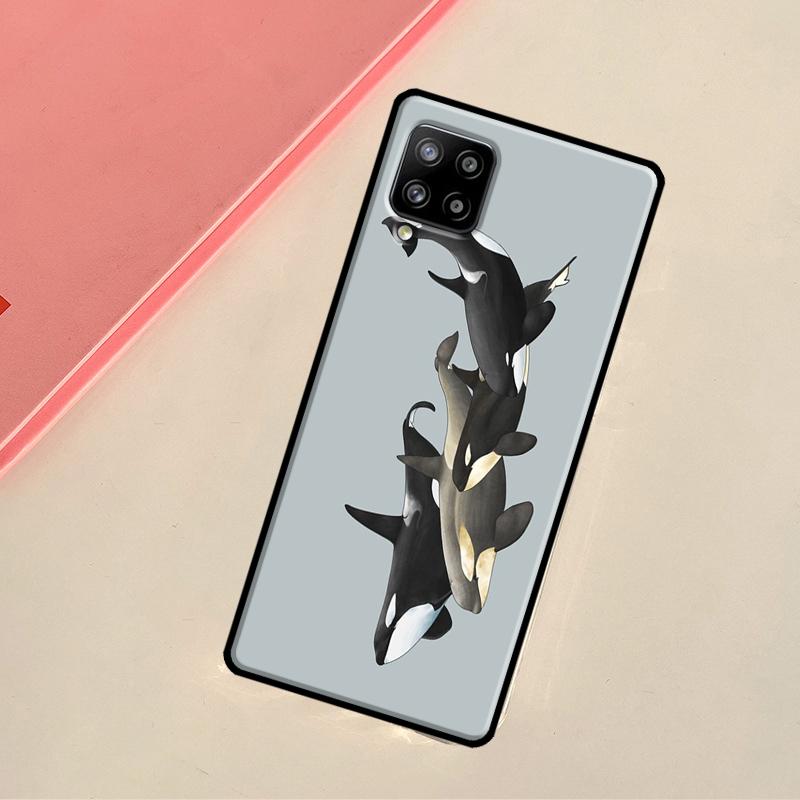 Orcas Killer Whales Case For Samsung Galaxy A23 A52 A32 A12 A56 A36 A54 A34 A14 A05 A16 A26 A33 A53 A15 A35 A55