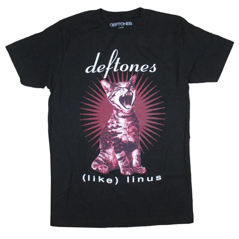Deftones Baumwoll Band T-Shirt für Herren & Damen