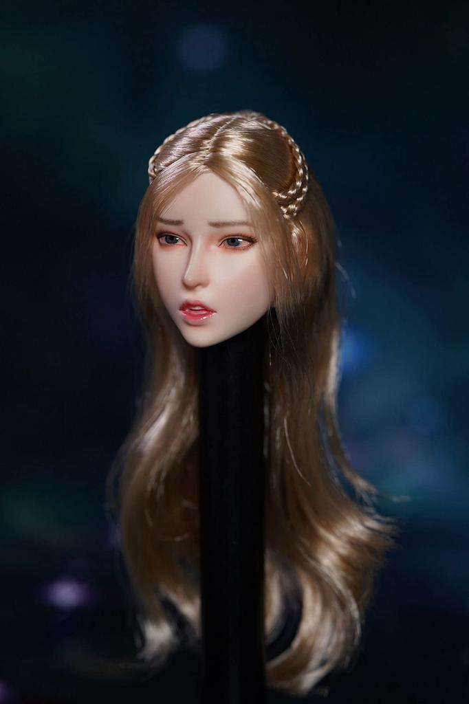 scale head beautiful figure girl head fits female action figures 1/6 carving, head, sculpt, 12-inch