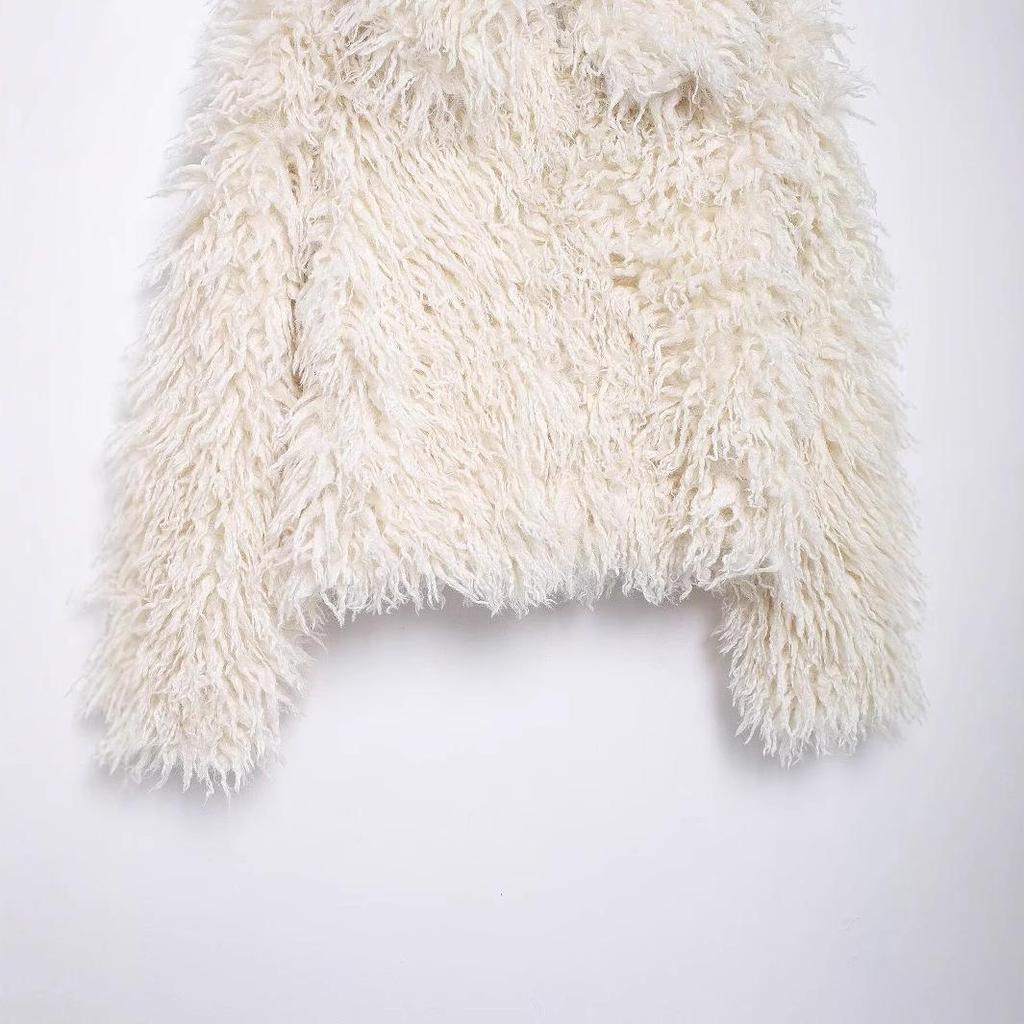 2024 Autumn Women's European & American Style Faux Fur Coat - Simple Fashion