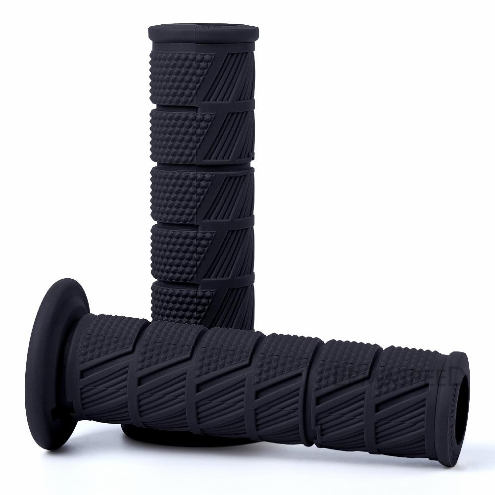 Univerzální rukojeť motocyklu 7/8" 22 mm Protiskluzová pryžová rukojeť plynu pro motocykly, motokros, terénní elektrokola