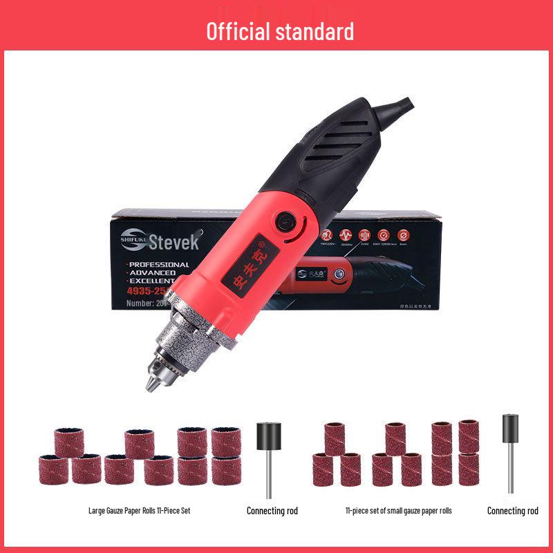 Compact Electric Grinder: Multi-Function Polishing, Cutting, and Engraving Tool