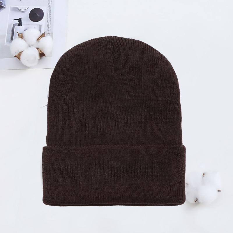 Knitted hats Versatile cold-proof autumn and winter hats Women's wool hats Knitted hats Men's