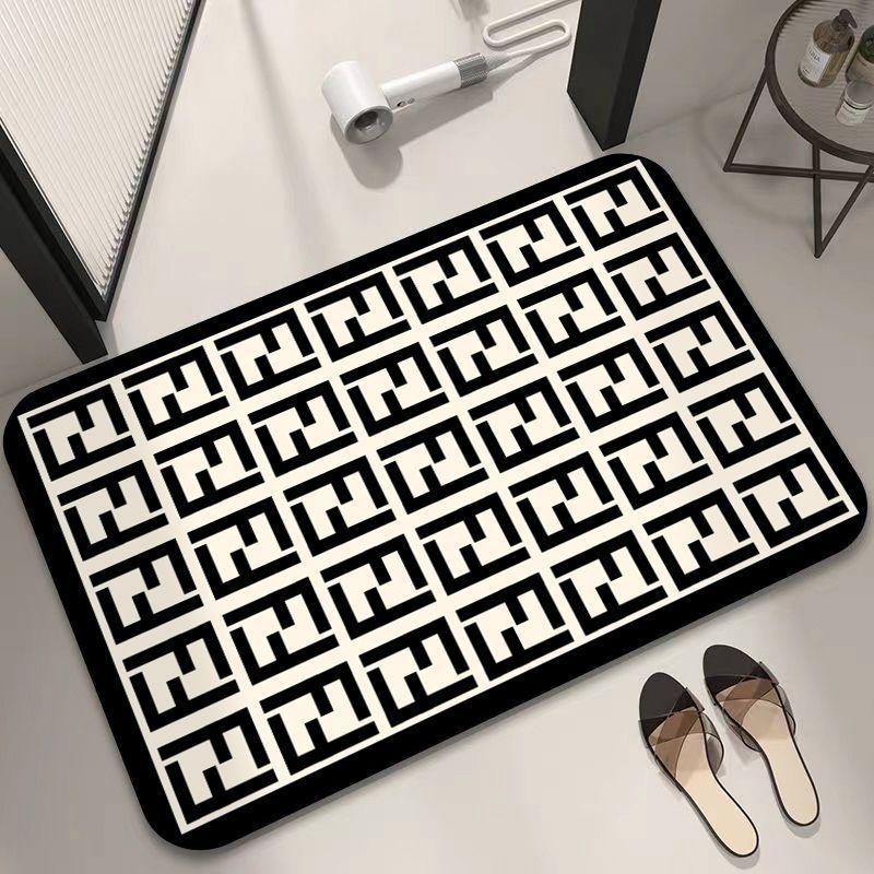 Bathroom Diatom Mud Floor Mat, Toilet Absorbent Mat, Door Non-slip Floor Mat, Household Dirt-resistant Simple Bathroom Floor Mat