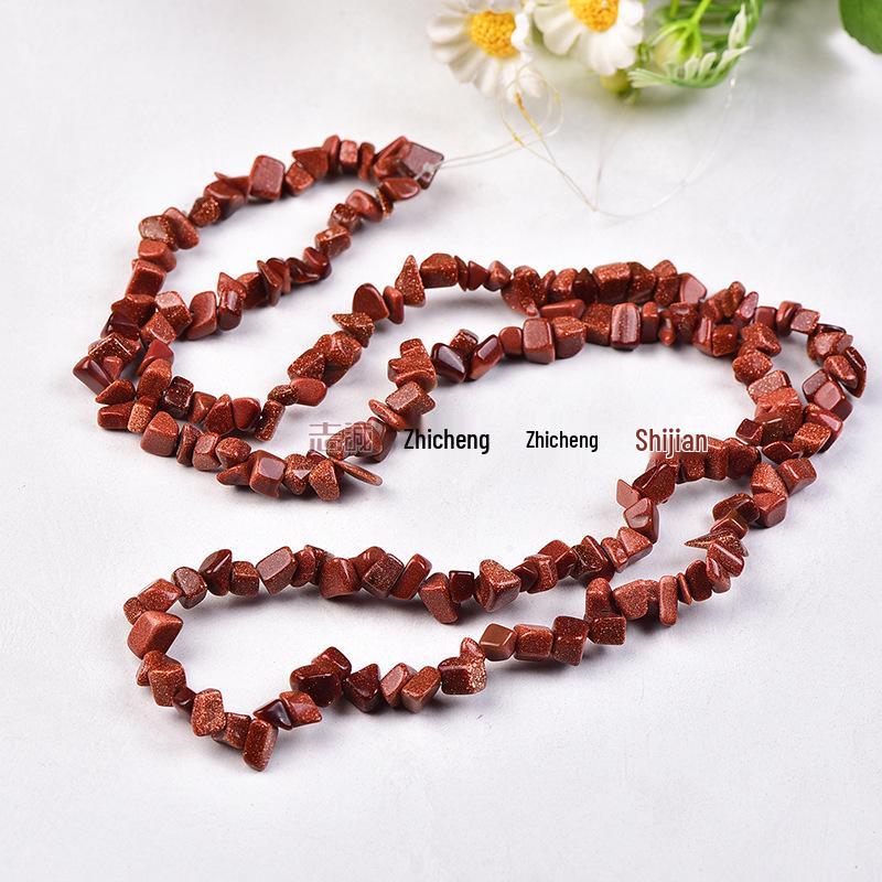 Cuentas de Piedra Triturada de Cristal Natural Multicolor - Ágata, Calcedonia, Fluorita, Granate