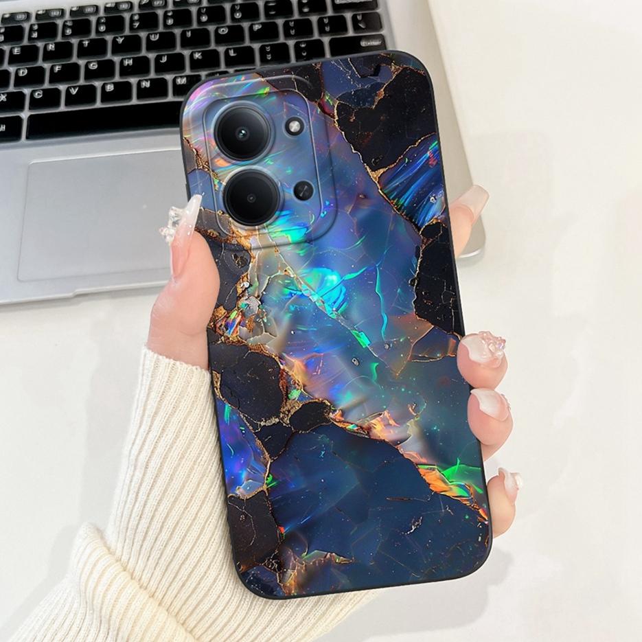 Für Xiaomi Redmi 15C 4G Hülle PocoC85 Niedliche Katze Blume Bemalte Abdeckung Weiche Silikon Handyhülle Für Xiaomi Poco C85 Redmi15C 4G Taschen