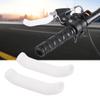 2 Bucăți Mâner Frână Silicon Mountain Bike Manetă Frână Capac Alb