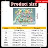 2D flat 1 piece Happy Birthday Train Polyester Photography Background Cloth Party Banner Pulling Birthday Supplies