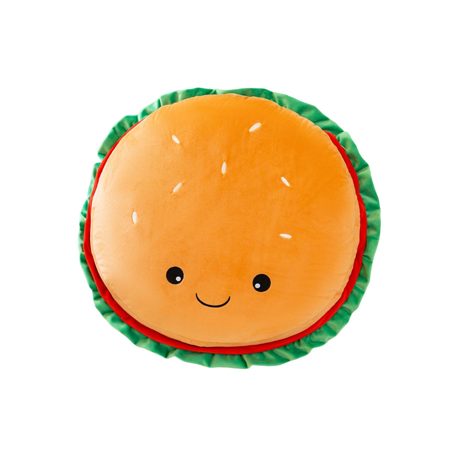 

Hamburger Multi-Functional Cushions, Plush Toys, Seat Cushions, Small Sofa Cushions, Dolls, Children S Home Throw Pillows One Size оранжевый