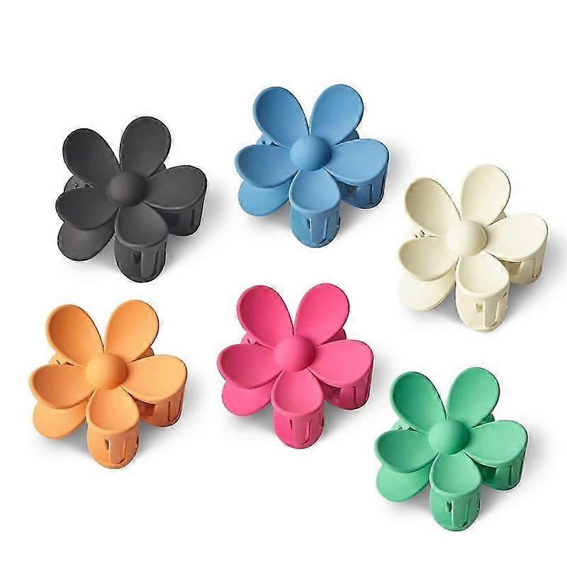 Flower Hair Clips for Women Large Size Strong Grip