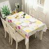 Japanese Style Waterproof Plaid Tablecloth - Oil-proof & Wash-free PEVA for Coffee and Dining Tables