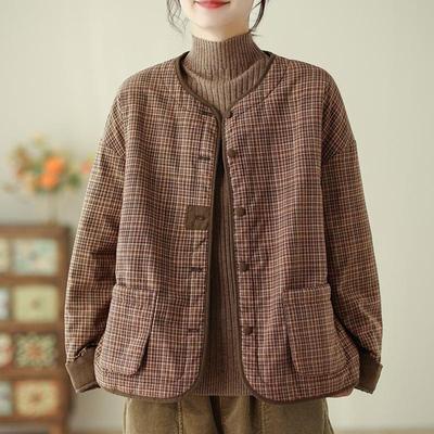 Coat for Women Cotton Winter Thickened Casual Oversize Double Layer Windbreaker Jacket