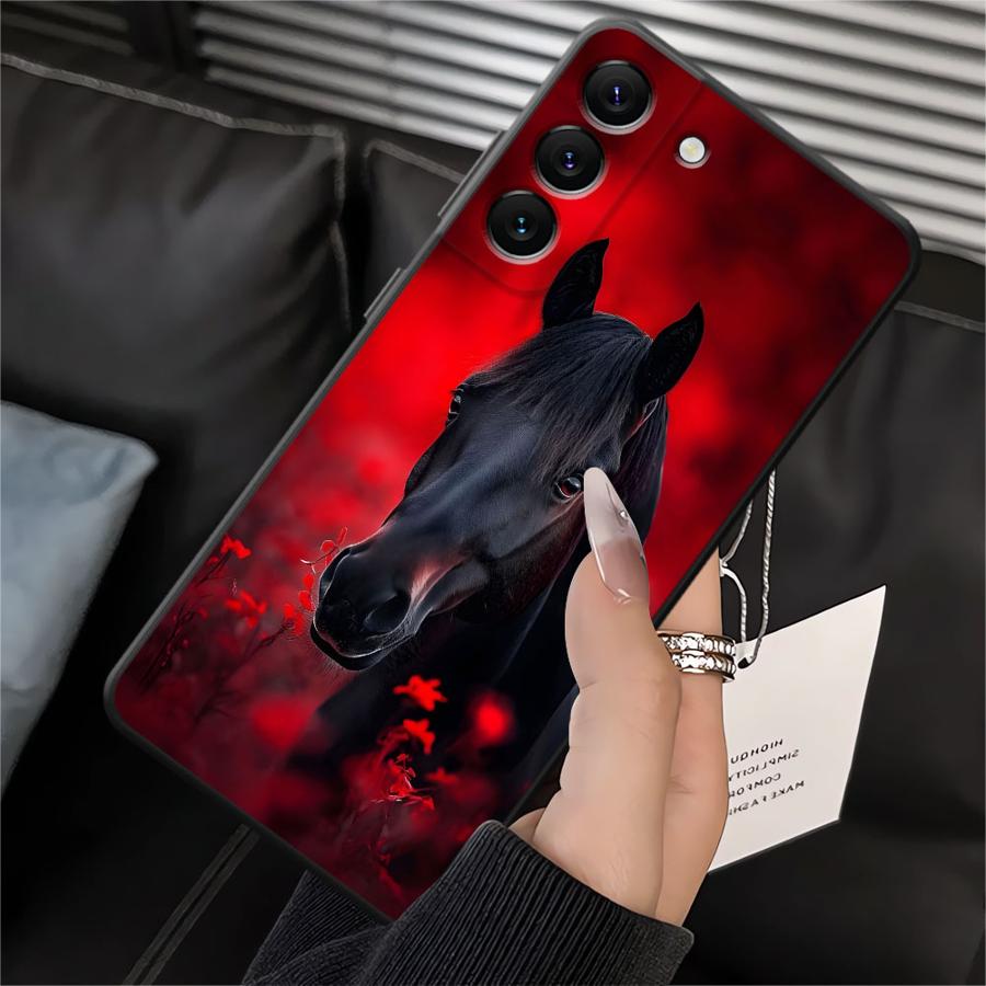 Hülle für Samsung Galaxy A50 A70 A15 A16 A40 A06 A12 A17 A13 A20 A05 A04 Funda Handyhülle Cooles Pferd