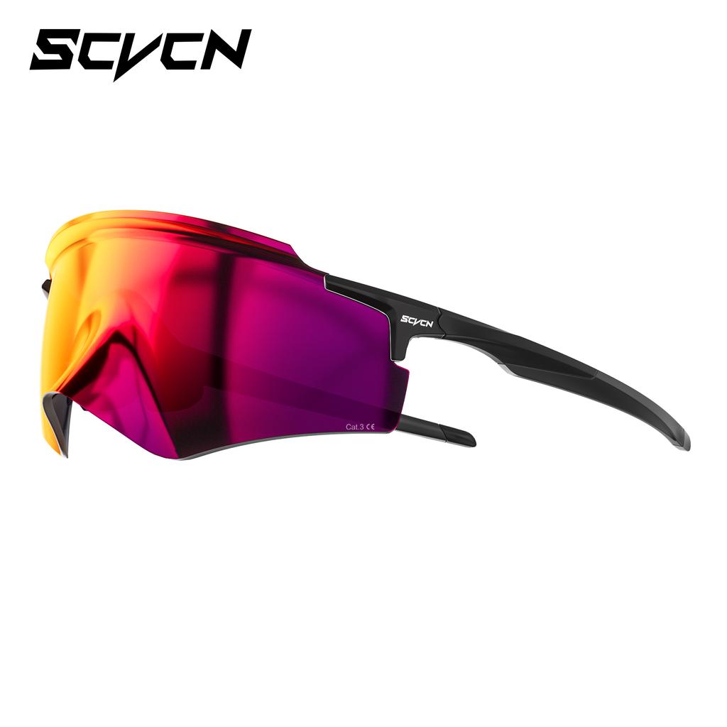 SCVCN Cycling Sunglasses Hiking Eyewear for Men Lenses Cycling Road Mountain Bike Glasses Women Casual Hiking Windproof 2026