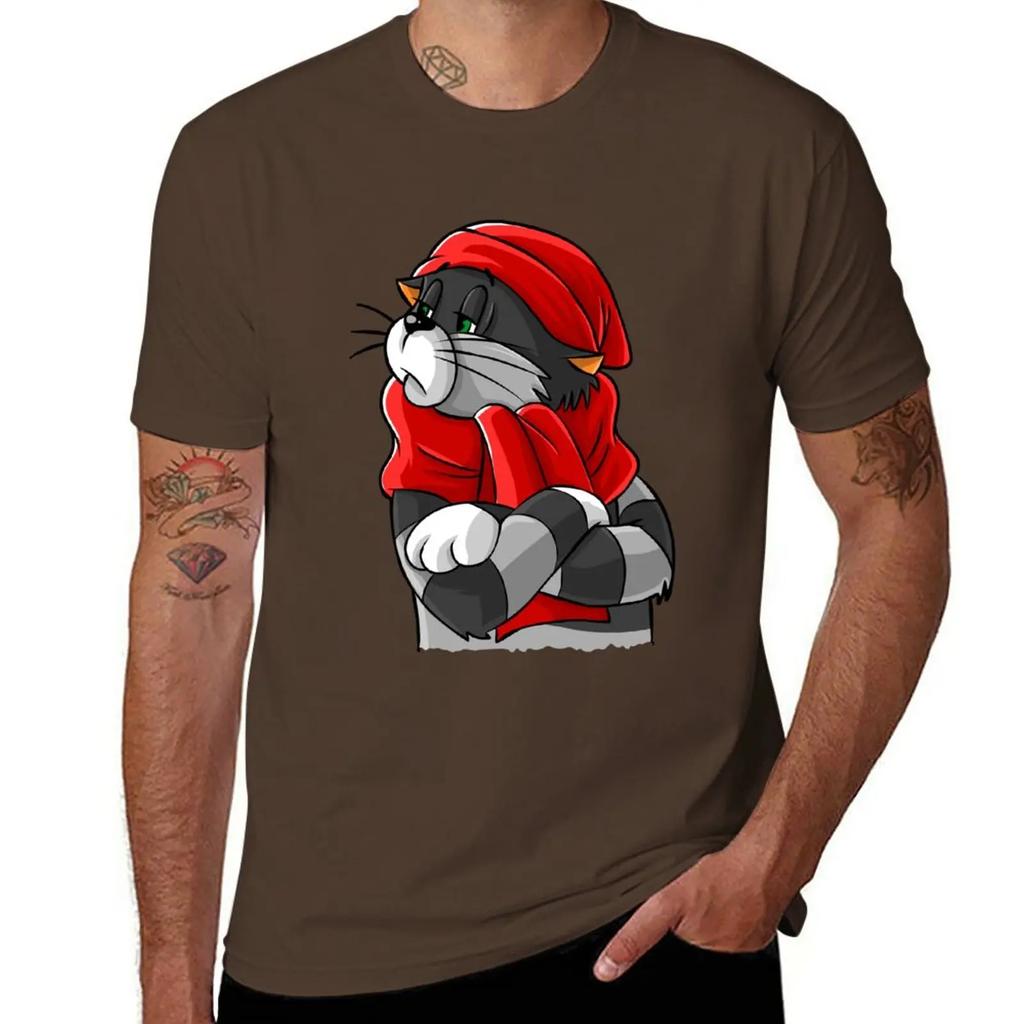 New Matroskin Cat Russian Tshirt From Prostokvashino Tshirt Sweat Shirts Quick Drying Shirt Anime Tshirt T Shirt Unisex