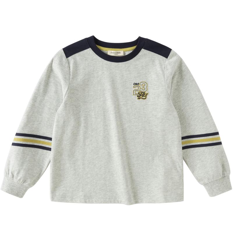 DAVE & BELLA Boys' Long Sleeve Cotton T-Shirt