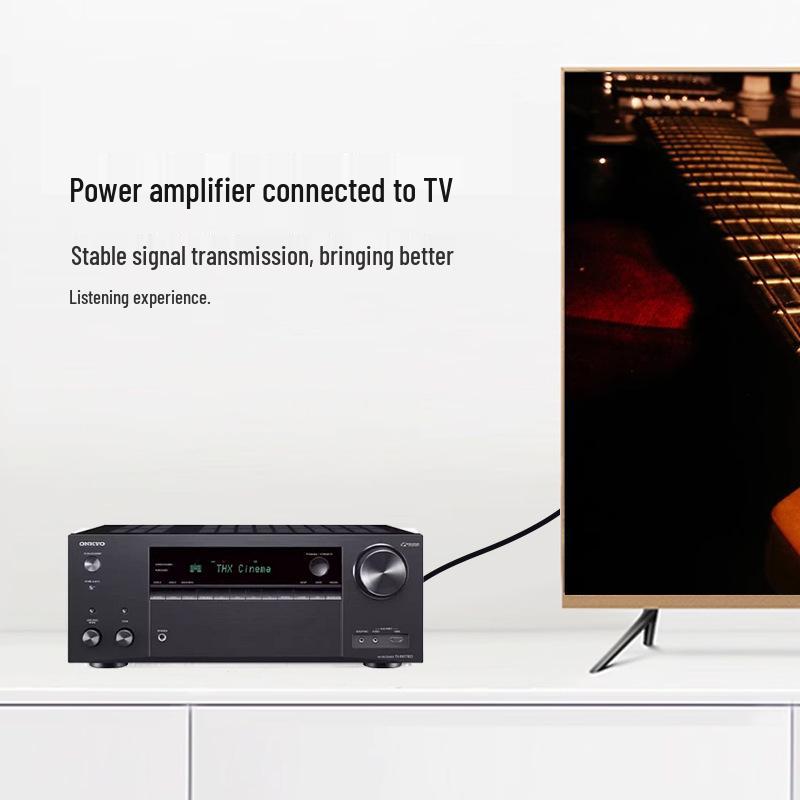 Toslink Optical Audio Cable: SPDIF Connection for TV, Soundbar, Amplifier, Projector.