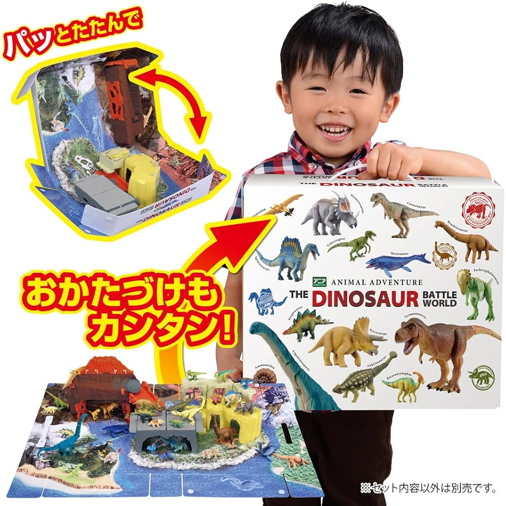 TAKARA TOMY (TAKARA TOMY) ANIAPATOMY! Super Smash Bash World Animal Dinosaur Toys 3 years and up