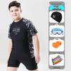 2025 Plus Size Teen Kids Extra Wide Swimwear - Quick Dry & Sun Protection