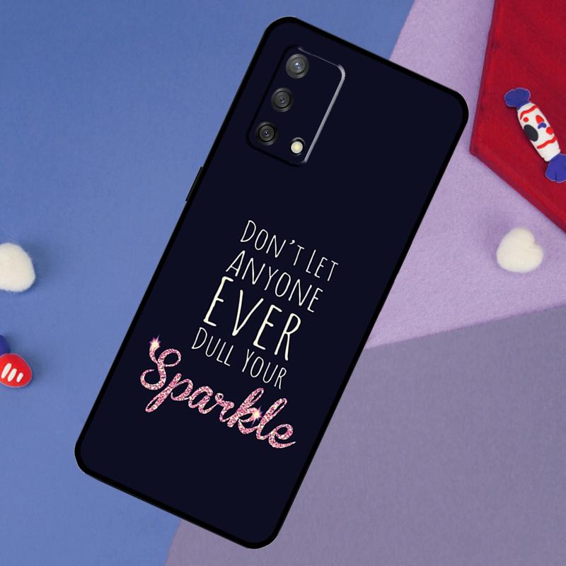 

SPARKLE INSPIRATION Case For OPPO A57S A54S A96 A76 A16 A5 A9 A53 A15 A17 A18 A58 A78 A98 A52 A72 A54 A74 A94 OPPO A58 4G