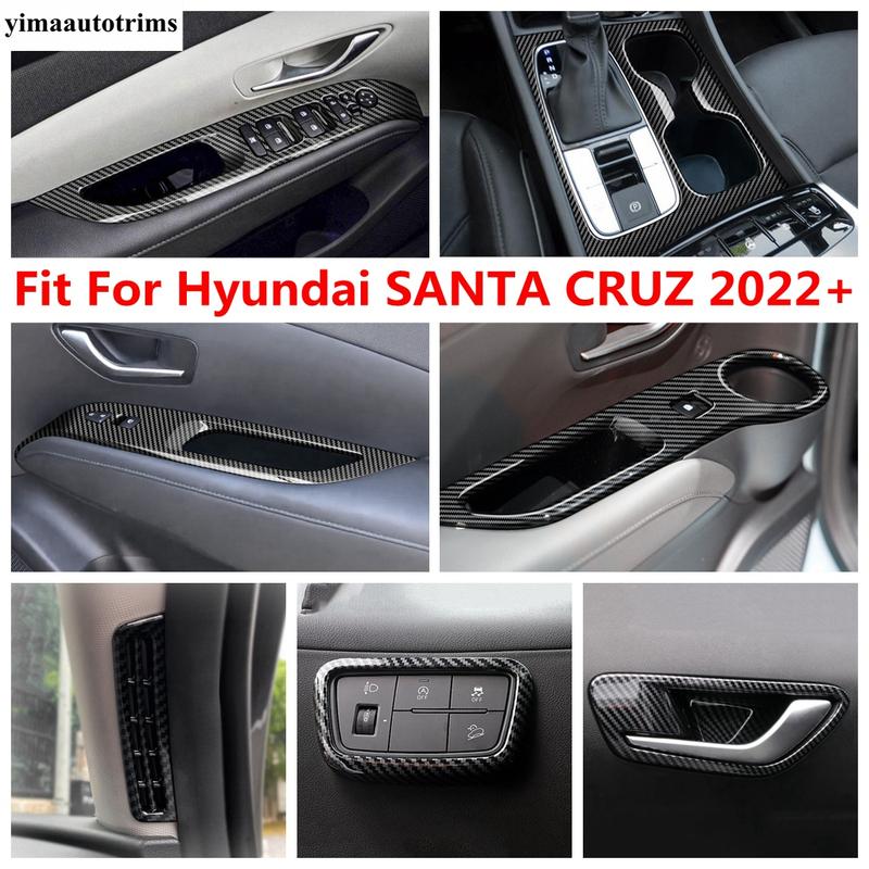 ABS Dashboard Frame / Window Lift / Head Light Lamp / Gear Shift Panel Cover Trim Accessories For Hyundai SANTA CRUZ