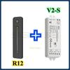 V2-S R12 Skydance12-24VDC 2 Wires 2 Color LED Controller 2.4G RF Wireless Receiver Dimming For 2Wires WW+CW LED Strip Controller