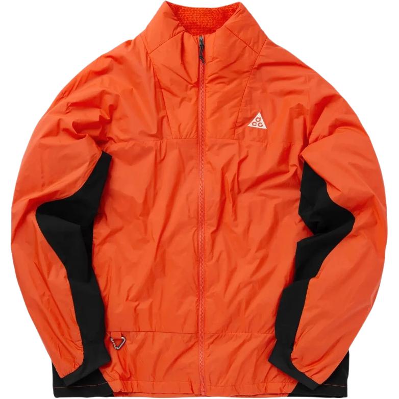 Nike Color Block Logo Zip Long Sleeve Jacket Men Jacket Orange DX7881-809