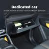 For Ford Ranger 2022-2026 Passenger Side Storage Box Divider ABS Black 4PCS Organizer Tray Interior Accessories Storage Holder