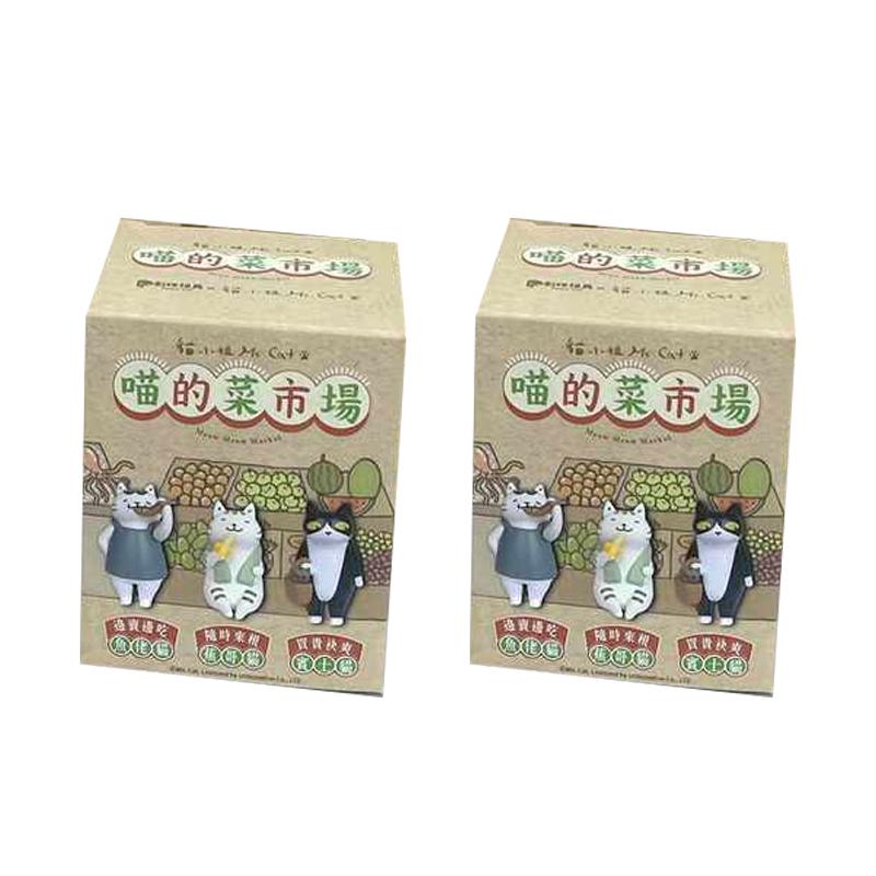 Animation Mofusand Meow'S Vegetable Market Series  Desktop Ornament Window Display Cute Doll  Surprise Gift For Kidss