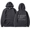 Plus Size XS-5XL European & American Drop Shoulder Hooded Sweatshirt