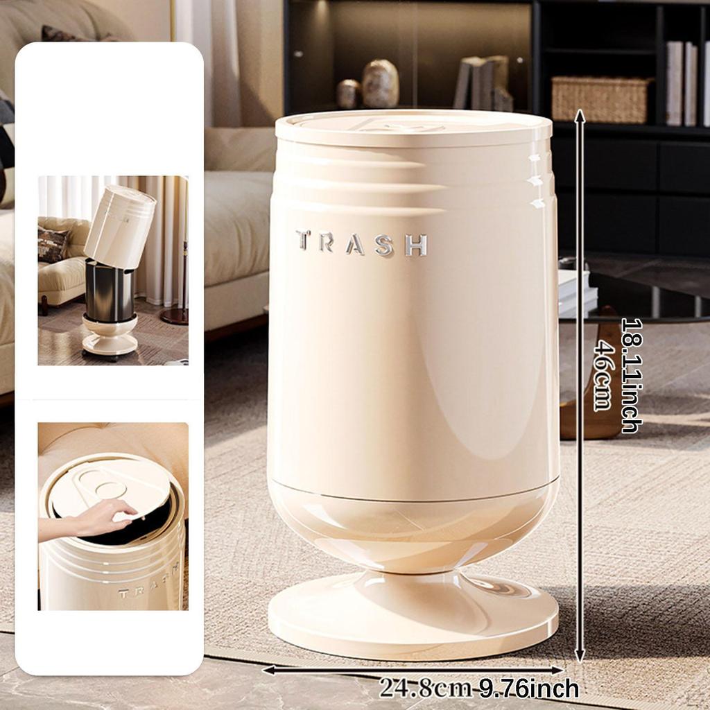 Mülleimer Abfalleimer Mülltonne Modern Tragbar Aufbewahrungseimer Abfallkorb Müll für Badezimmer
