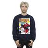 Marvel Mens Spider-Man Marvel Age Comic Cover Sweatshirt