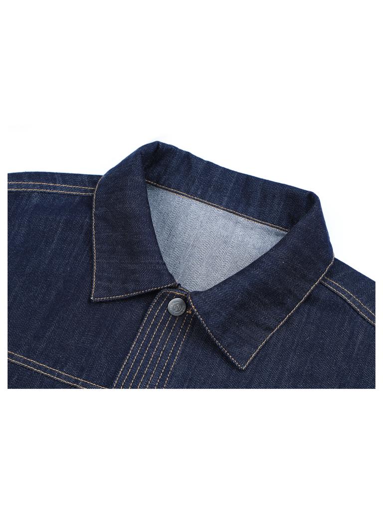 Gubin Bolton Selvedge One-Pocket Denim Jacket