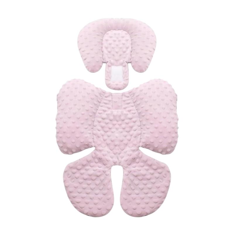 

Universal Infant Pushchair Liner & Safety Seat Pad with 3D Bubble Technology Double Sided Designs for Newborn Comfort розовый