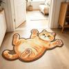 Anti-fouling Home Decor Carpet Non-Slip Cartoon Carpet Cute Cat-Shaped Area Rug  Living Rooms