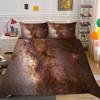 Universe Planet Series Polyester Quilt Cover Pillowcase Two or Three Piece Set Digital Printing