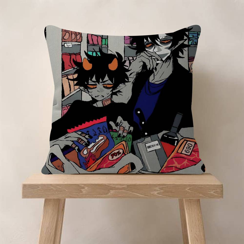 Popular Internet Anime HHomestuck Personalized Pillow Cover Kids Bedroom Wild Party Decor Pillowcase Kid Birthday Shower Gift