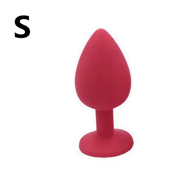 S/M/L 100%Silicone Butt Plug Anal Plugs Unisex Sex Stopper 3 Different Size Adult Toys for Men/Women Anal Trainer For Couples SM