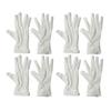 White Formal Gloves Uniform Costume Tuxedo Guard Gloves for Men Women Coin Jewelry Inspection Gloves for Server