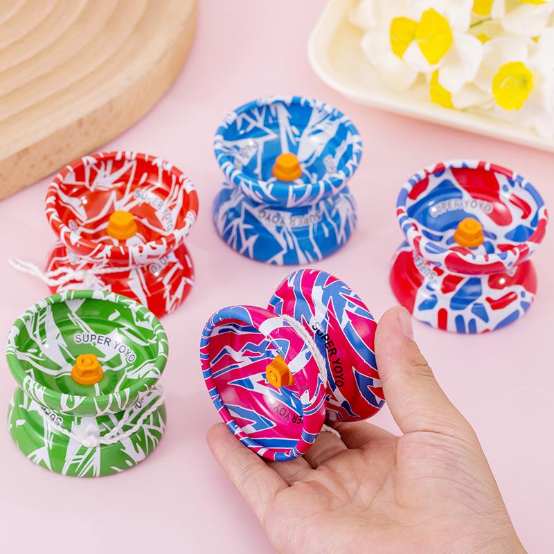 

Печатный сплавной йо-йо для мальчиков - Взрывной вращение, Игрушка с управлением по линии, Детский подарок One Size