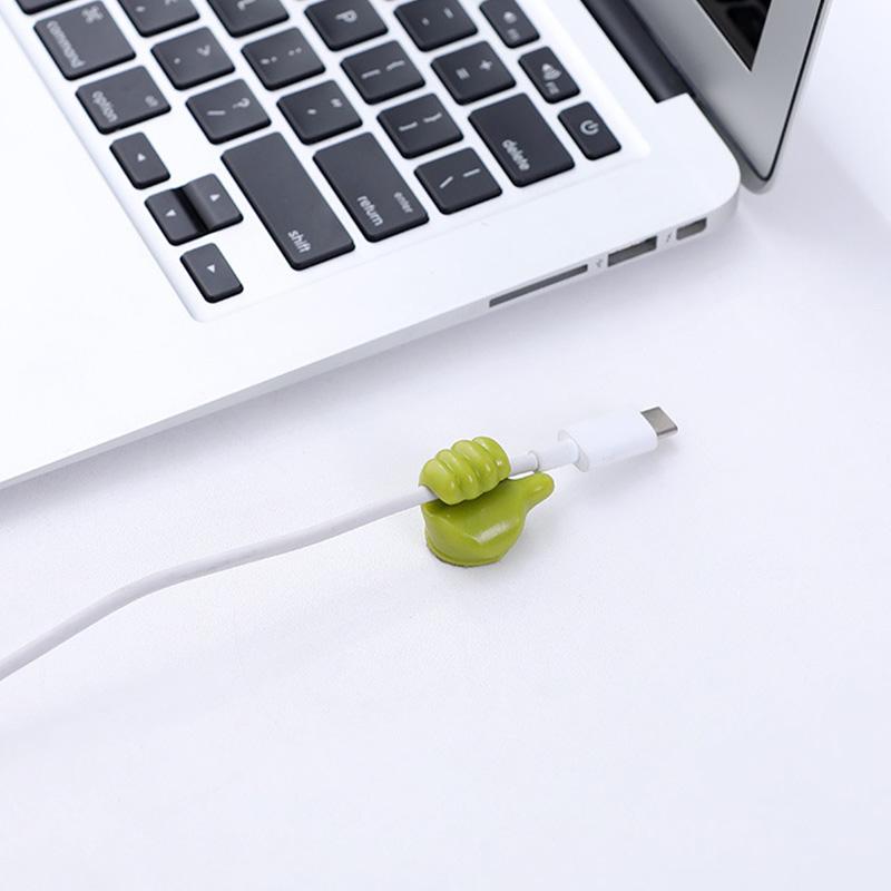 1PC Adhesive Storage Organizer Rack Sticky Hook Thumbs Up Shape Punch-Free Wall Hook Clip Holder