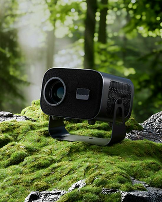 V10 Autofocus 4K Android WIFI Projector with HY300 Gimbal for Home Theater