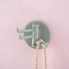 12PCS Wall Hooks, with 3-Branch Rotating Design, Self-Adhesive Waterproof Organizer, Strong Load-Bearing Hooks for Bathroom Kitchen