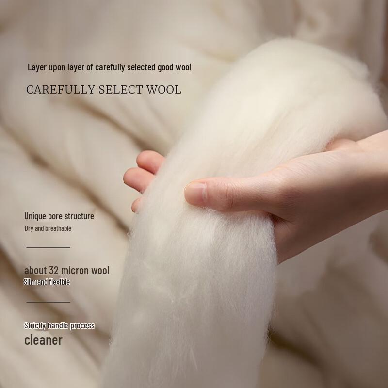 Mercury Home Textiles Corrad Australian Wool Quilt