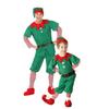 Christmas Elf Costume for Kids Holiday Cosplay Outfit Includes Shirt Pants Hat Belt and Socks Suitable for Festive Events and Performances